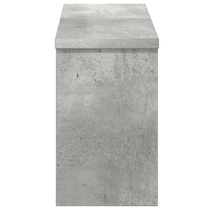 Appendiabiti a muro Grigio cemento 50 x 16 x 26 cm 874310
