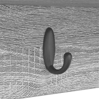 Appendiabiti a muro Grigio sonoma 50 x 16 x 26 cm 874312