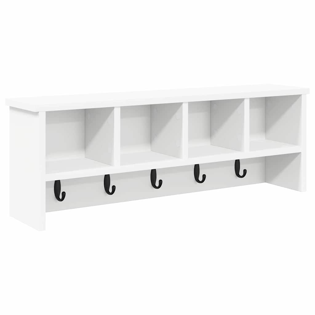Appendiabiti a muro Bianco 75 x 16 x 26 cm Legno multistrato 874315