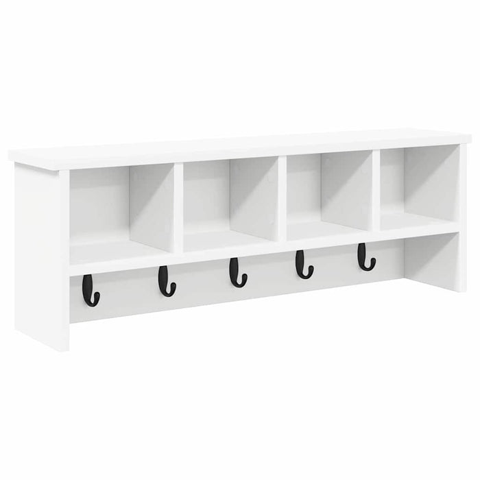 Appendiabiti a muro Bianco 75 x 16 x 26 cm Legno multistrato 874315