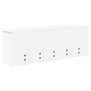 Appendiabiti a muro Bianco 75 x 16 x 26 cm Legno multistrato 874315