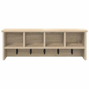 Appendiabiti a muro rovere sonoma 75 x 16 x 26 cm 874317
