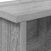 vidaXL Appendiabiti a muro Grigio sonoma 75 x 16 x 26 cm