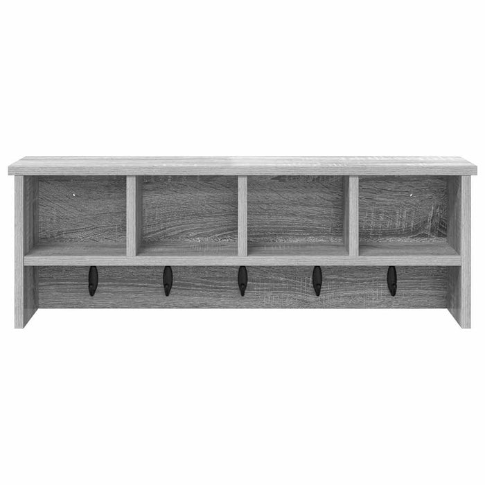 Appendiabiti a muro Grigio sonoma 75 x 16 x 26 cm 874320