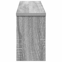 vidaXL Appendiabiti a muro Grigio sonoma 75 x 16 x 26 cm