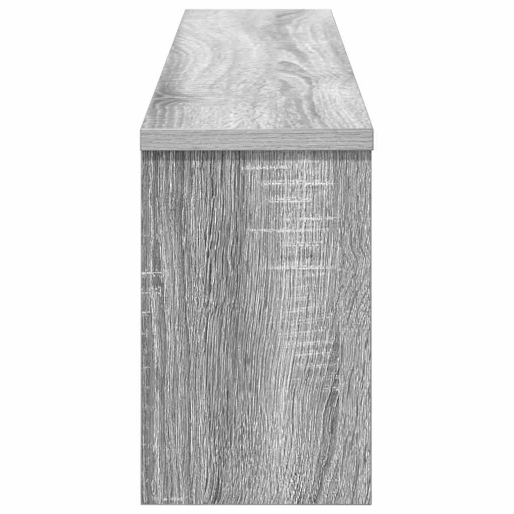 Appendiabiti a muro Grigio sonoma 100 x 16 x 26 cm 874328