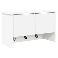 Appendiabiti a muro Bianco 50 x 20 x 30 cm Legno multistrato 874331