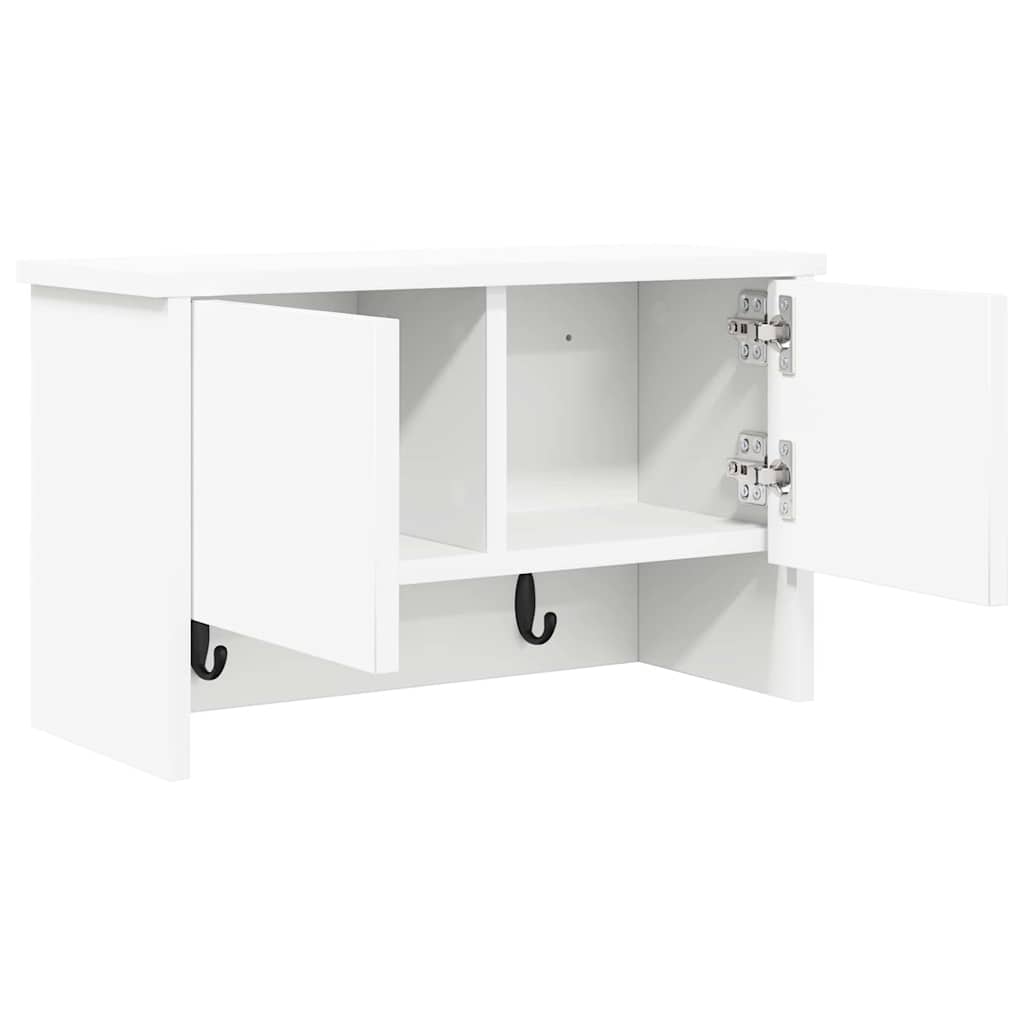 Appendiabiti a muro Bianco 50 x 20 x 30 cm Legno multistrato 874331