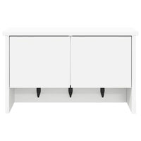 Appendiabiti a muro Bianco 50 x 20 x 30 cm Legno multistrato 874331