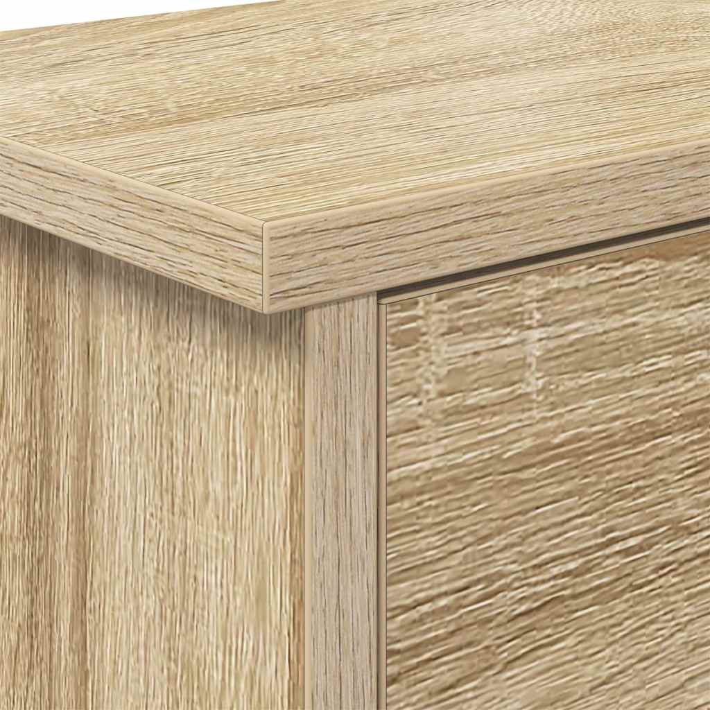 Appendiabiti a muro con porta rovere sonoma 50 x 20 x 30 cm 874333