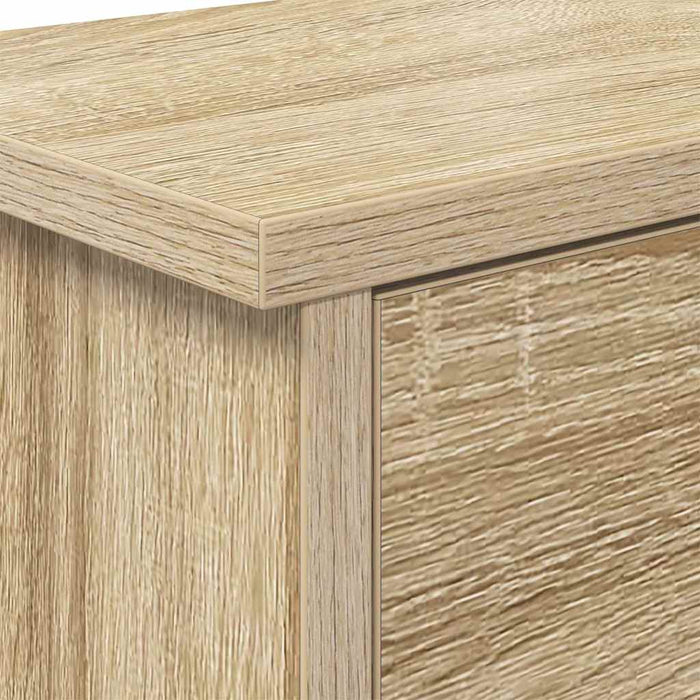 Appendiabiti a muro con porta rovere sonoma 50 x 20 x 30 cm 874333