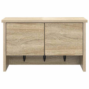 vidaXL Appendiabiti a muro con porta rovere sonoma 50 x 20 x 30 cm