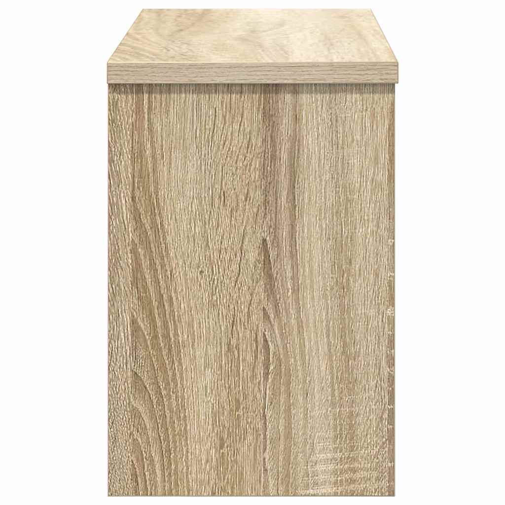 Appendiabiti a muro con porta rovere sonoma 50 x 20 x 30 cm 874333