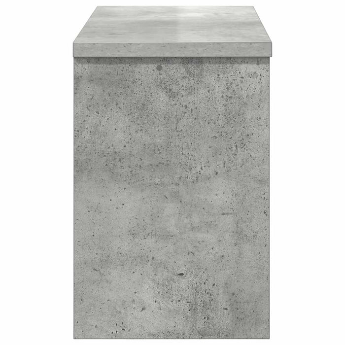 Appendiabiti a muro con porta Grigio cemento 50 x 20 x 30 cm 874334