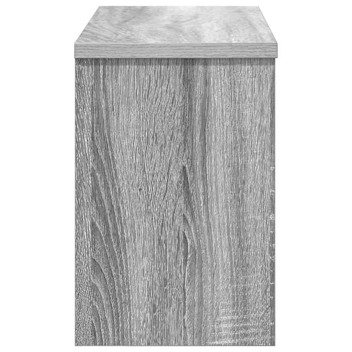 Appendiabiti a muro con porta Grigio sonoma 50 x 20 x 30 cm 874336