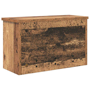 vidaXL Appendiabiti a muro con porta Legno vecchio 50 x 20 x 30 cm