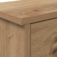 Appendiabiti a muro rovere artigianale 50 x 20 x 30 cm 874338