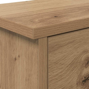 Appendiabiti a muro rovere artigianale 50 x 20 x 30 cm 874338