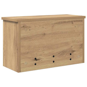 Appendiabiti a muro rovere artigianale 50 x 20 x 30 cm 874338