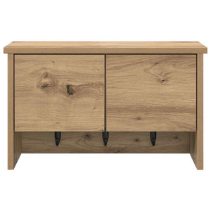 vidaXL Appendiabiti a muro rovere artigianale 50 x 20 x 30 cm