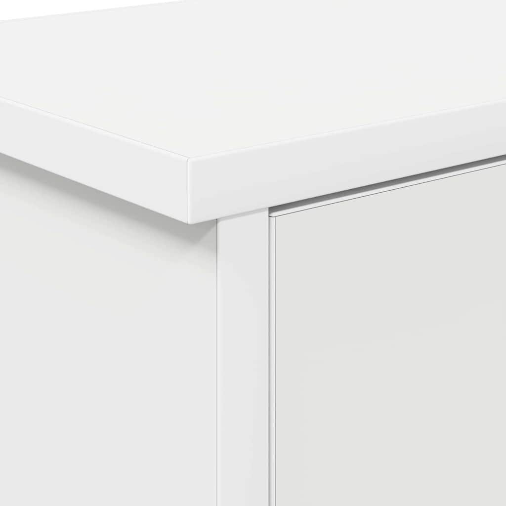 Appendiabiti a muro Bianco 80 x 20 x 30 cm Legno multistrato 874339