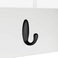 Appendiabiti a muro Bianco 80 x 20 x 30 cm Legno multistrato 874339