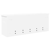 vidaXL Appendiabiti a muro Bianco 80 x 20 x 30 cm Legno multistrato