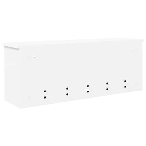vidaXL Appendiabiti a muro Bianco 80 x 20 x 30 cm Legno multistrato