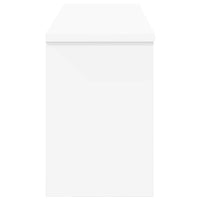 vidaXL Appendiabiti a muro Bianco 80 x 20 x 30 cm Legno multistrato