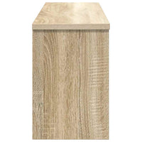 Appendiabiti a muro con porta rovere sonoma 80 x 20 x 30 cm 874341