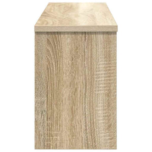 vidaXL Appendiabiti a muro con porta rovere sonoma 80 x 20 x 30 cm