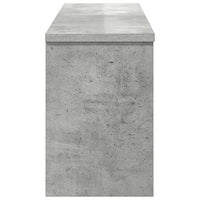 Appendiabiti a muro con porta Grigio cemento 80 x 20 x 30 cm 874342