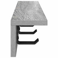 Appendiabiti a muro Grigio sonoma 40 x 10.5 x 10.5 cm 874352