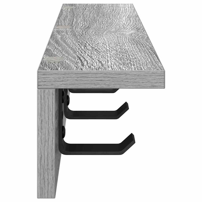Appendiabiti a muro Grigio sonoma 40 x 10.5 x 10.5 cm 874352