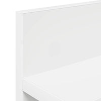 vidaXL Appendiabiti a muro Bianco 40 x 10.5 x 18 cm Legno multistrato
