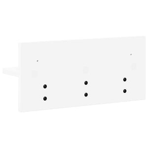 vidaXL Appendiabiti a muro Bianco 40 x 10.5 x 18 cm Legno multistrato