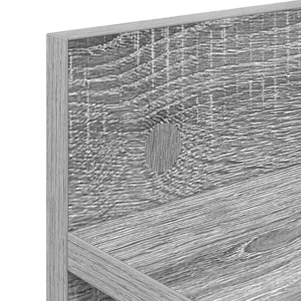 Appendiabiti a muro Grigio sonoma 40 x 10.5 x 18 cm 874384