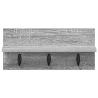 Appendiabiti a muro Grigio sonoma 40 x 10.5 x 18 cm 874384