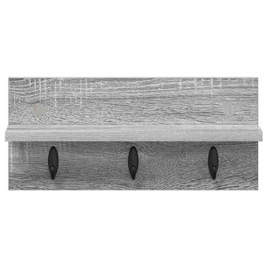 Appendiabiti a muro Grigio sonoma 40 x 10.5 x 18 cm 874384