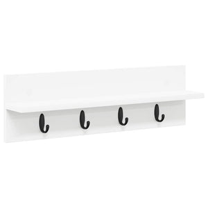 Appendiabiti a muro Bianco 60 x 10.5 x 18 cm Legno multistrato 874387