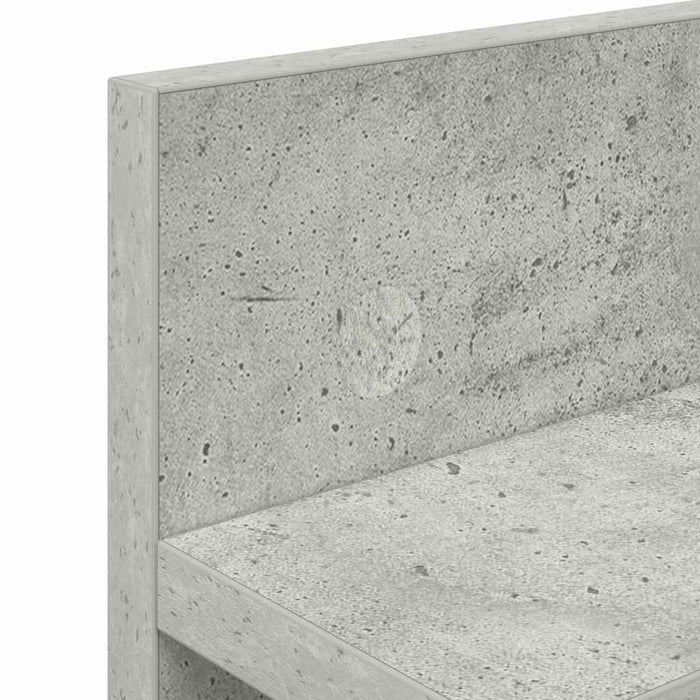 Appendiabiti a muro Grigio cemento 60 x 10.5 x 18 cm 874390
