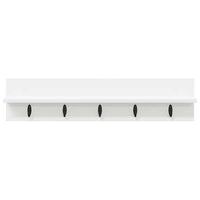 Appendiabiti a muro Bianco 80 x 10.5 x 18 cm Legno multistrato 874395