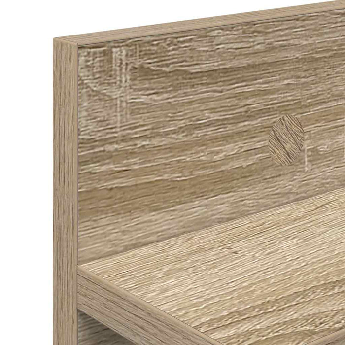 Appendiabiti a muro rovere sonoma 100 x 10.5 x 18 cm 874405