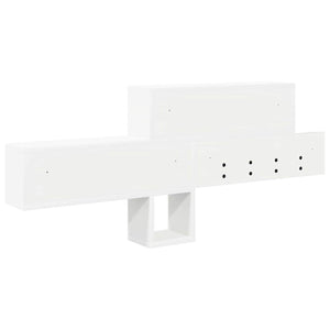 vidaXL Appendiabiti a muro Bianco 100 x 12 x 43.5 cm Legno multistrato