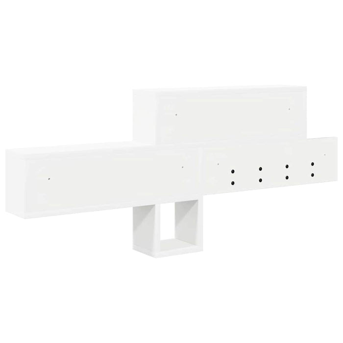 vidaXL Appendiabiti a muro Bianco 100 x 12 x 43.5 cm Legno multistrato