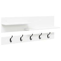 Appendiabiti a muro Bianco 90 x 15 x 36 cm Legno multistrato 874419