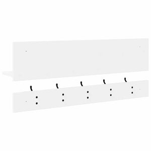 Appendiabiti a muro Bianco 90 x 15 x 36 cm Legno multistrato 874419