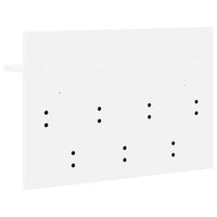 Appendiabiti a muro Bianco 60 x 40 x 12 cm Legno multistrato 874427