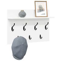 Appendiabiti a muro Bianco 60 x 40 x 12 cm Legno multistrato 874427