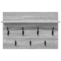 Appendiabiti a muro Grigio sonoma 60 x 40 x 12 cm 874432